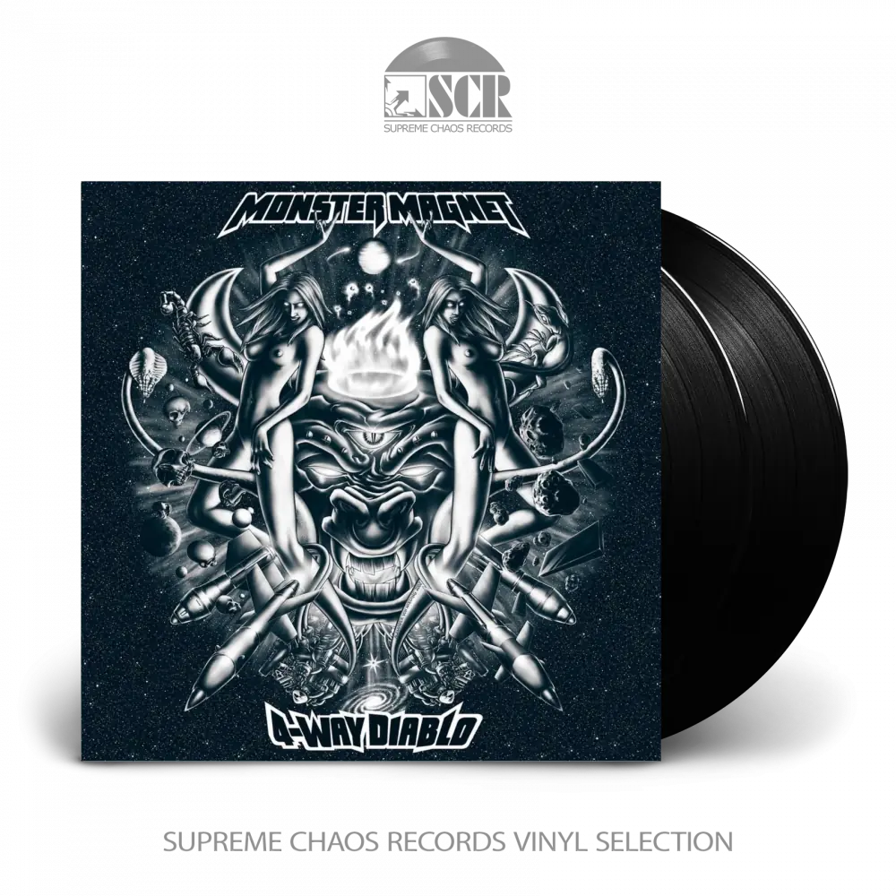 MONSTER MAGNET · 4-Way Diablo | BLACK DLP MONSTER MAGNET · 4-Way Diablo | BLACK DLP (Stoner Rock Vinyl)