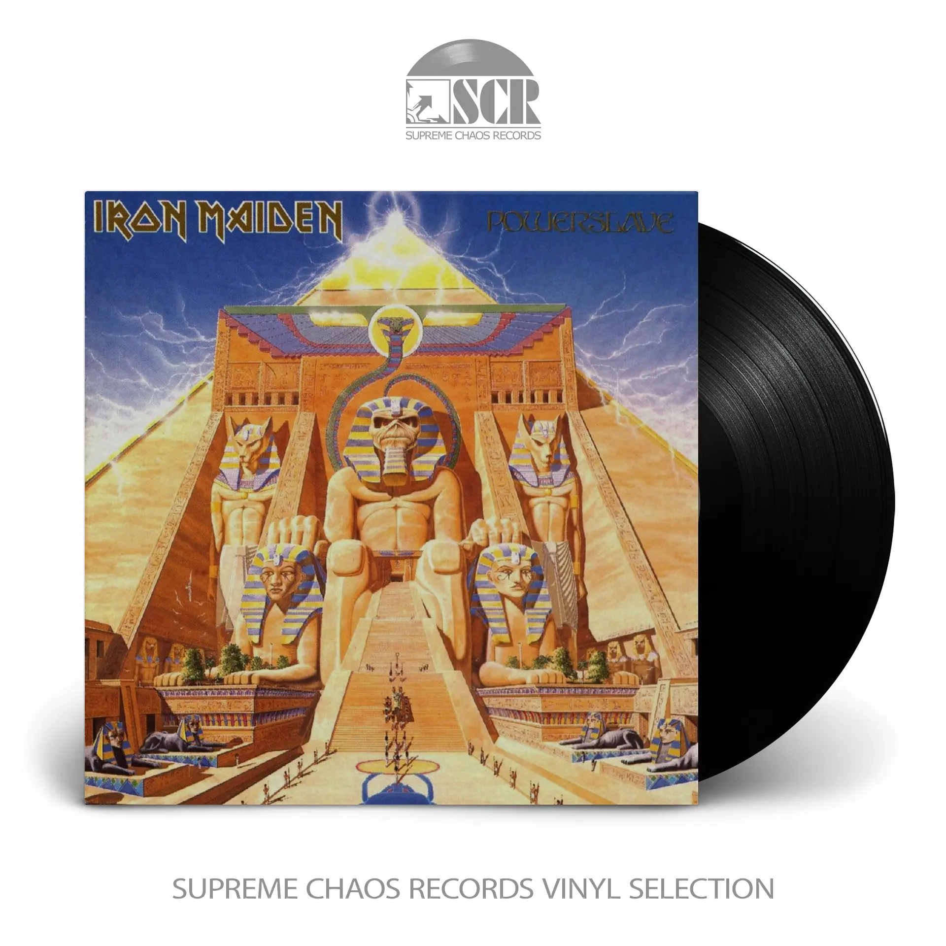 IRON MAIDEN - Powerslave · BLACK LP