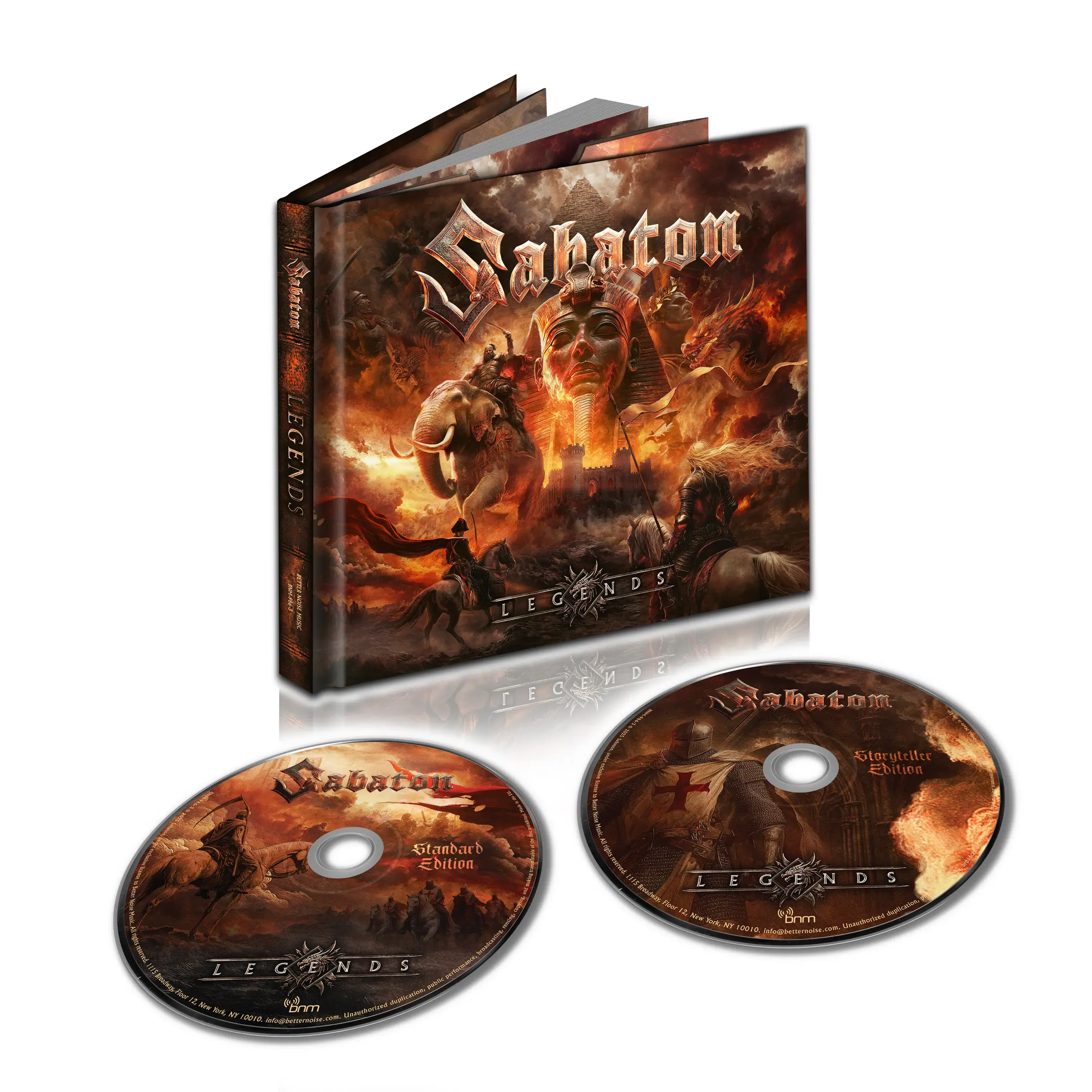 SABATON · Legends (Storyteller Edition) | DIGIBOOK 2CD SABATON · Legends (Storyteller Edition) | DIGIBOOK 2CD (Power Metal CDs)
