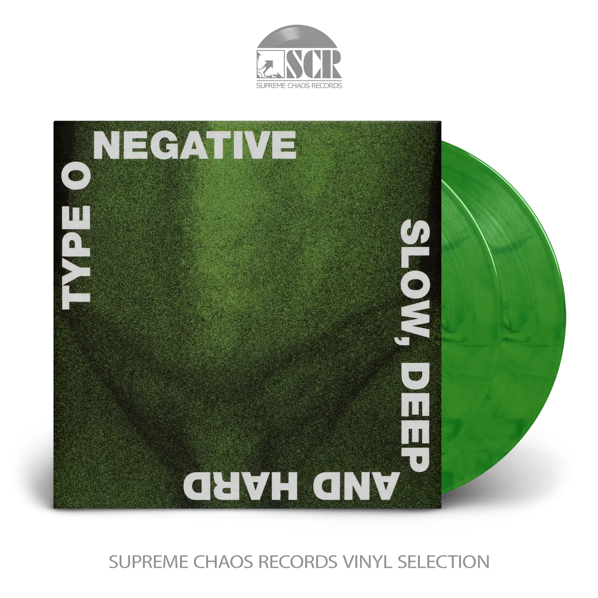 TYPE O NEGATIVE · Slow Deep And Hard | GREEN/BLACK MARBLED 2LP (Doom Metal/Gothic Metal Vinyl)