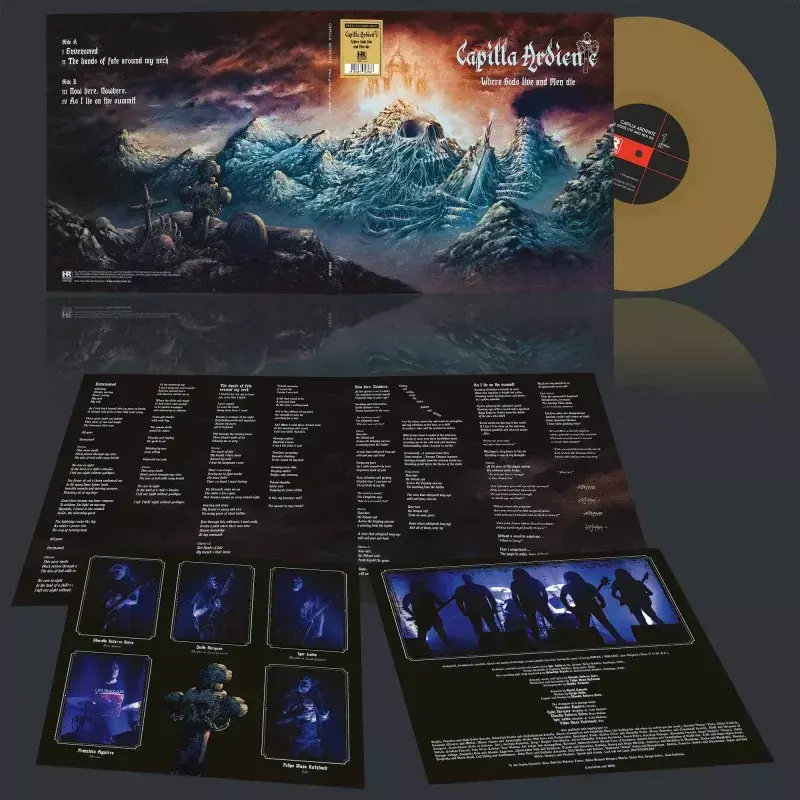 CAPILLA ARDIENTE - Where Gods Live And Men Die · BEER COLORED LP