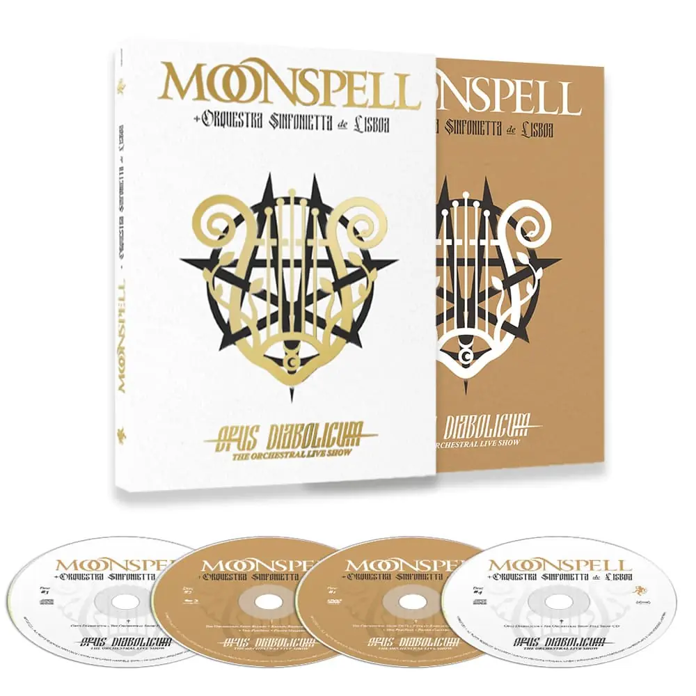 MOONSPELL - Opus Diabolicum - The Orchestral Live Show · 2CD+DVD+BLURAY A5 DIGIPAK MOONSPELL - Opus Diabolicum - The Orchestral Live Show · 2CD+DVD+BLURAY A5 DIGIPAK (Metal/Gothic Metal CDs)