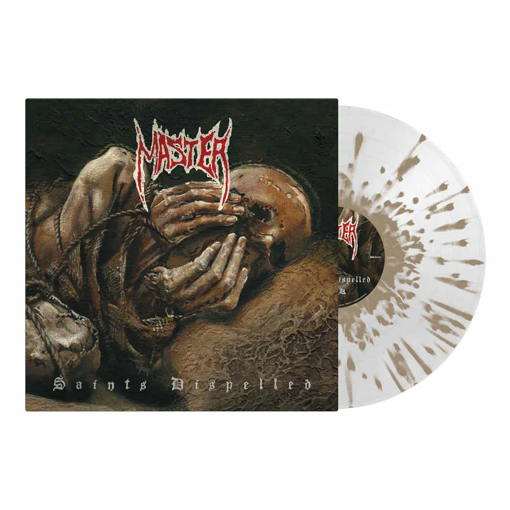 MASTER · Saints Dispelled | CLEAR/GOLD SPLATTER LP MASTER · Saints Dispelled | CLEAR/GOLD SPLATTER LP (Death Metal Vinyl)