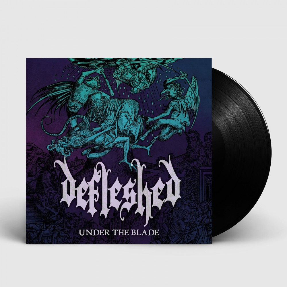 DEFLESHED - Under The Blade [BLACK LP]