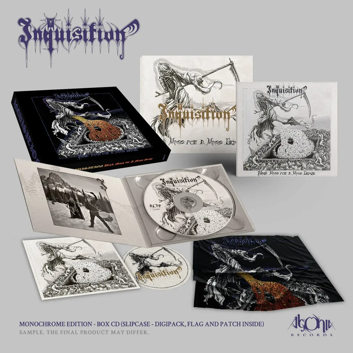 INQUISITION - Black Mass For A Mass Grave · CD BOXSET INQUISITION - Black Mass For A Mass Grave · CD BOXSET (Black Metal CDs)