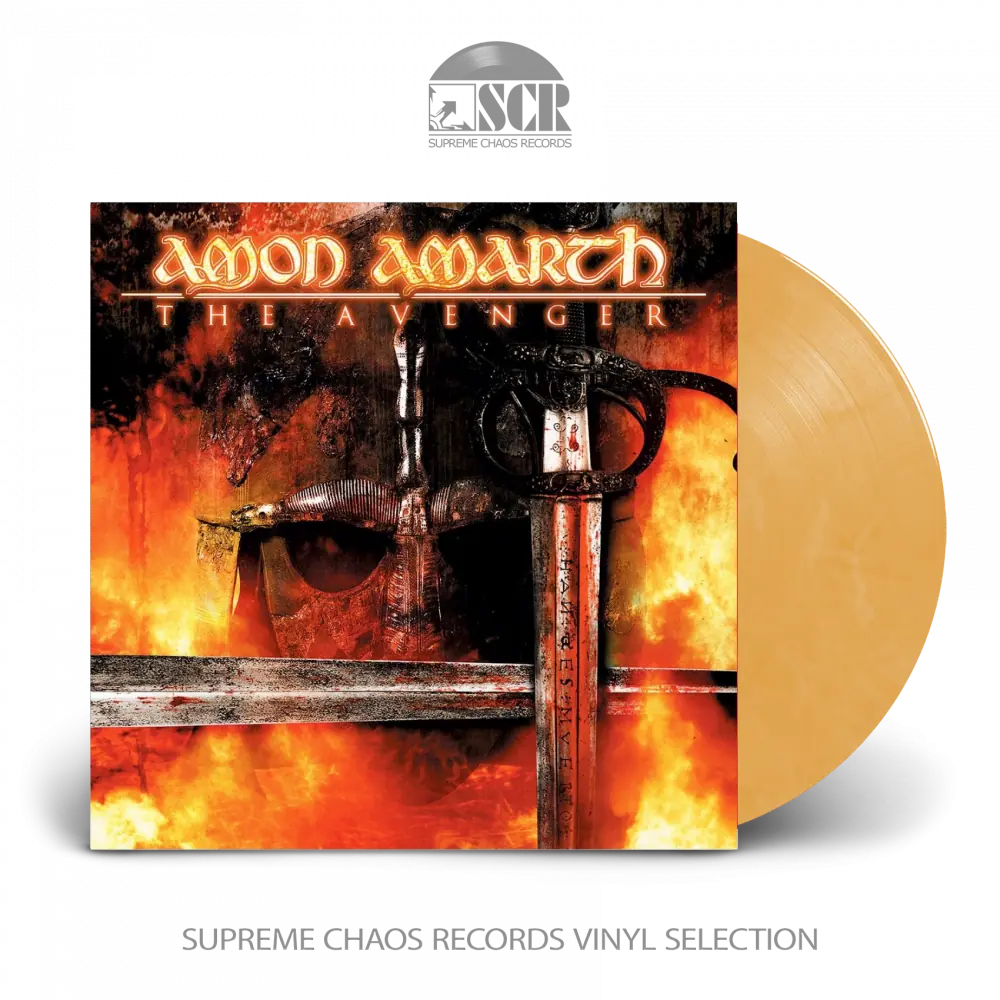 AMON AMARTH - The Avenger · PASTEL ORANGE MARBLED LP AMON AMARTH - The Avenger · PASTEL ORANGE MARBLED LP (Melodic Death Metal/Viking Metal Vinyl)