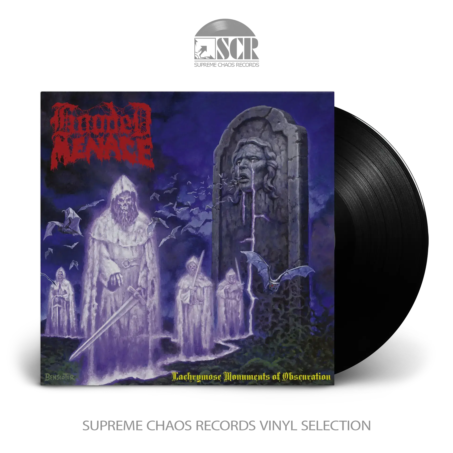 HOODED MENACE - Lachrymose Monuments Of Obscuration · BLACK LP HOODED MENACE - Lachrymose Monuments Of Obscuration · BLACK LP (Doom Metal/Death Metal Vinyl)