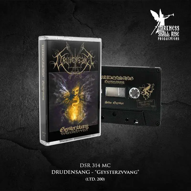 DRUDENSANG · Geysterzvvang | BLACK TAPE DRUDENSANG · Geysterzvvang | BLACK TAPE (Black Metal Tapes)