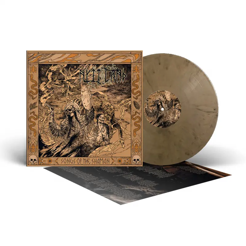 NYTT LAND - Songs Of The Shaman · GOLD/BLACK MARBLED LP (Nordic Folk Vinyl)