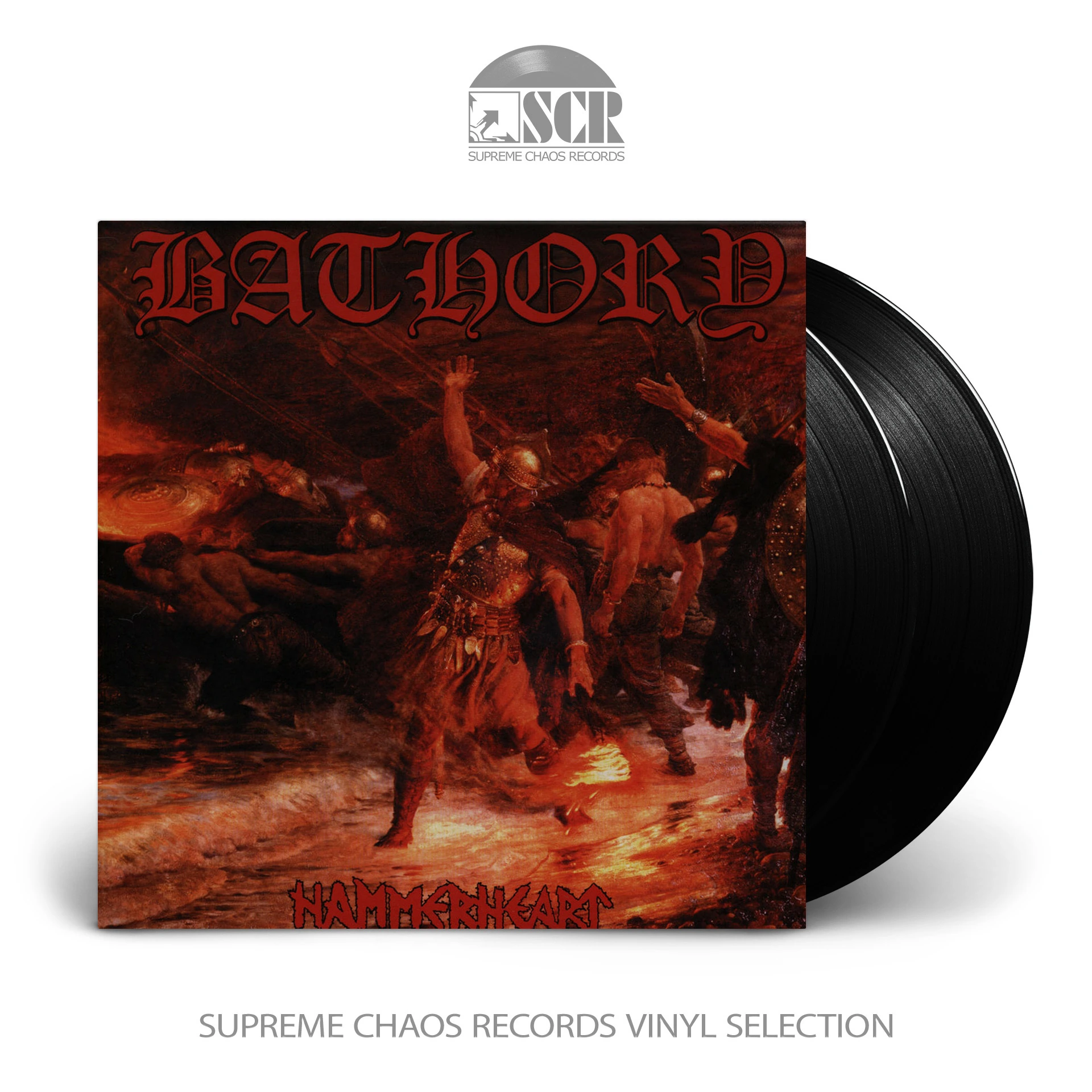 BATHORY · Hammerheart (B-Stock) | BLACK 2LP BATHORY · Hammerheart (B-Stock) | BLACK 2LP (Black Metal Vinyl)