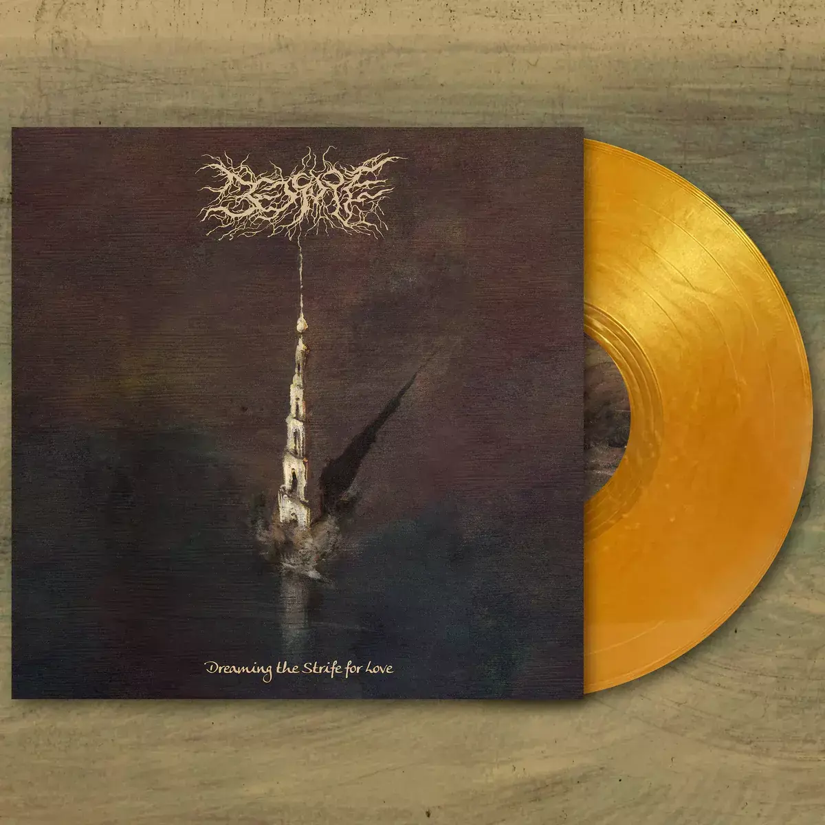 BEDSORE · Dreaming The Strife For Love | GOLD NUGGET LP BEDSORE · Dreaming The Strife For Love | GOLD NUGGET LP (Death Metal Vinyl)