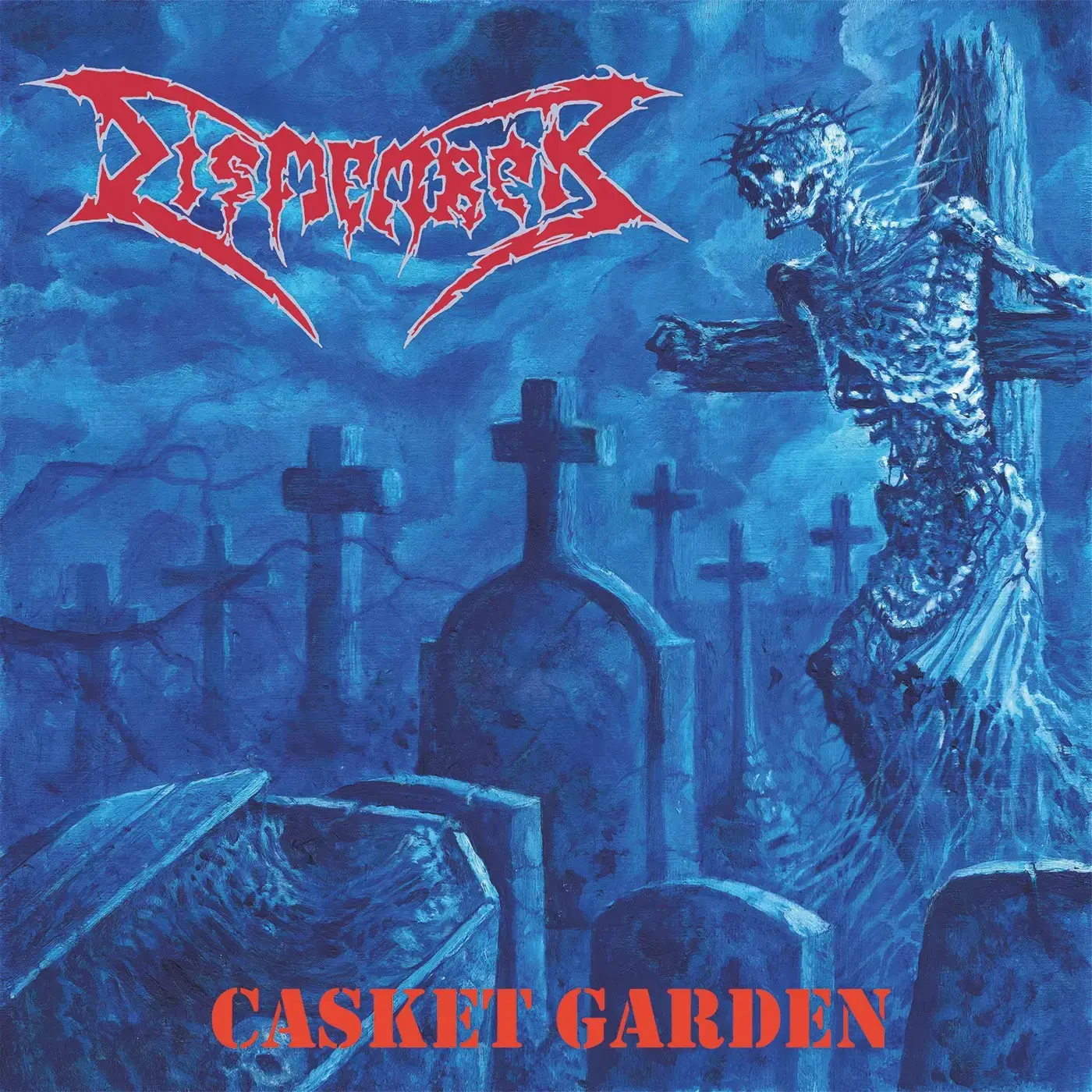 DISMEMBER · Casket Garden | BLUE 7" · Bild 1 DISMEMBER · Casket Garden | BLUE 7" (Death Metal Vinyl) · Bild 1