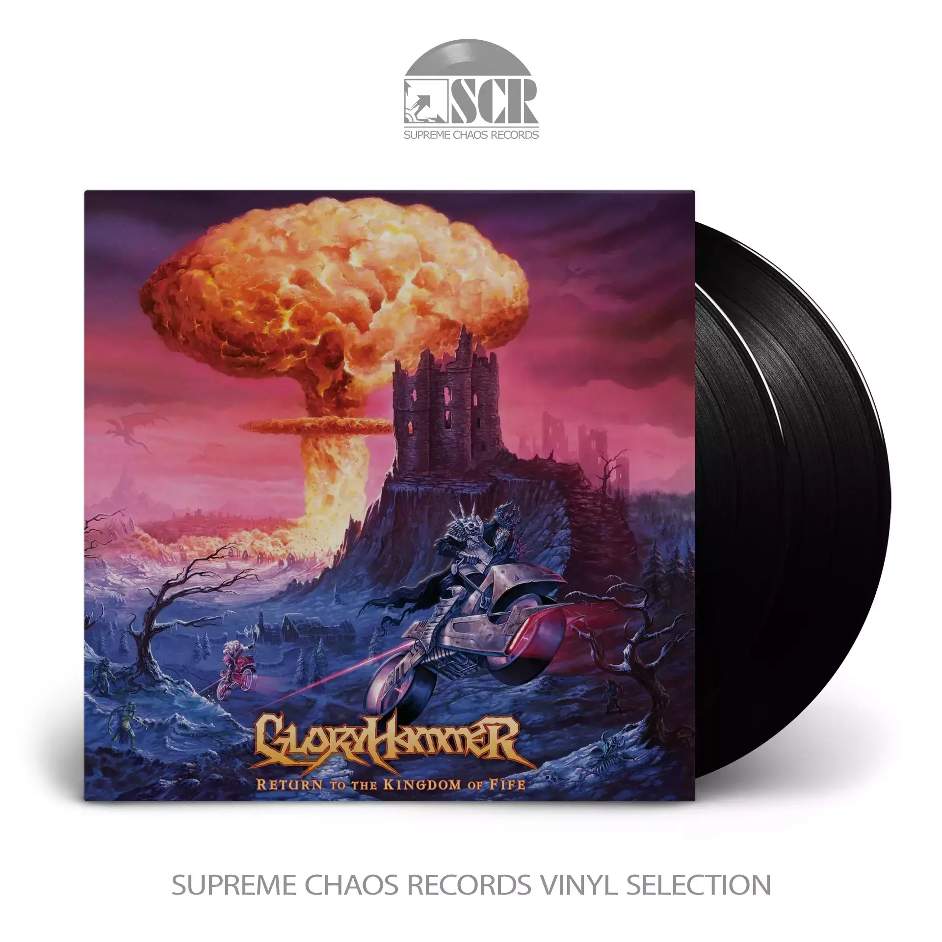 GLORYHAMMER - Return To The Kingdom Of Fife · BLACK 2LP GLORYHAMMER - Return To The Kingdom Of Fife · BLACK 2LP (Power Metal Vinyl)
