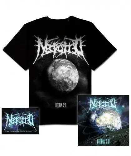 NECROTTED - Utopia 2.0 · CD+SHIRT+STICKER BUNDLE CD (Death Metal CDs)