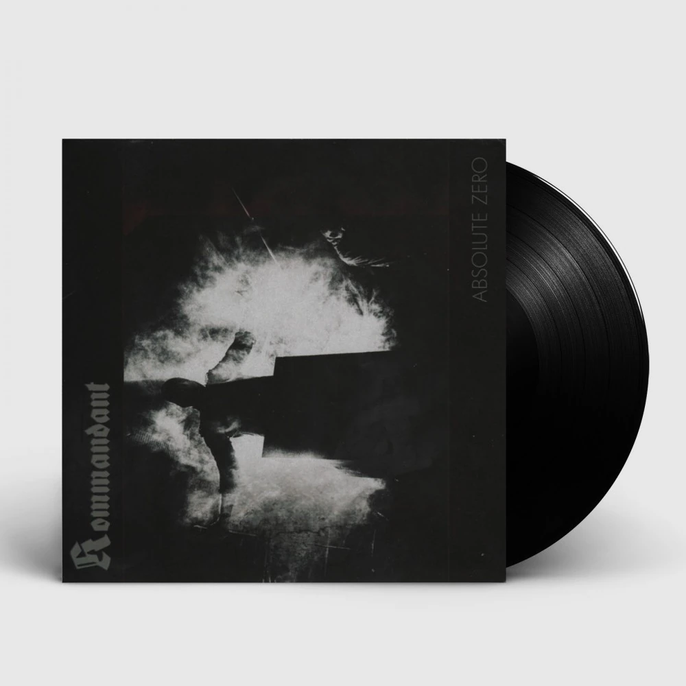 KOMMANDANT / ABSENTIA LUNAE · Split | BLACK 7" EP (Black Metal Vinyl)