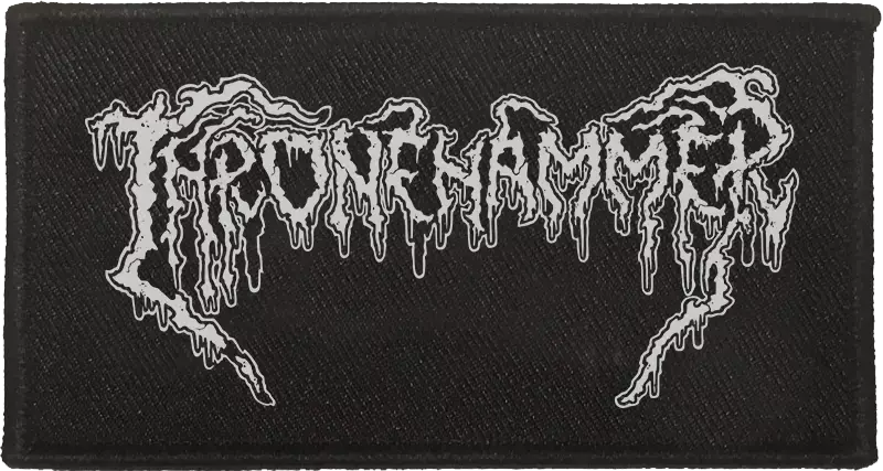 THRONEHAMMER · Logo Rectangular | PATCH (Doom Metal/Epic Metal/Death Metal Others)