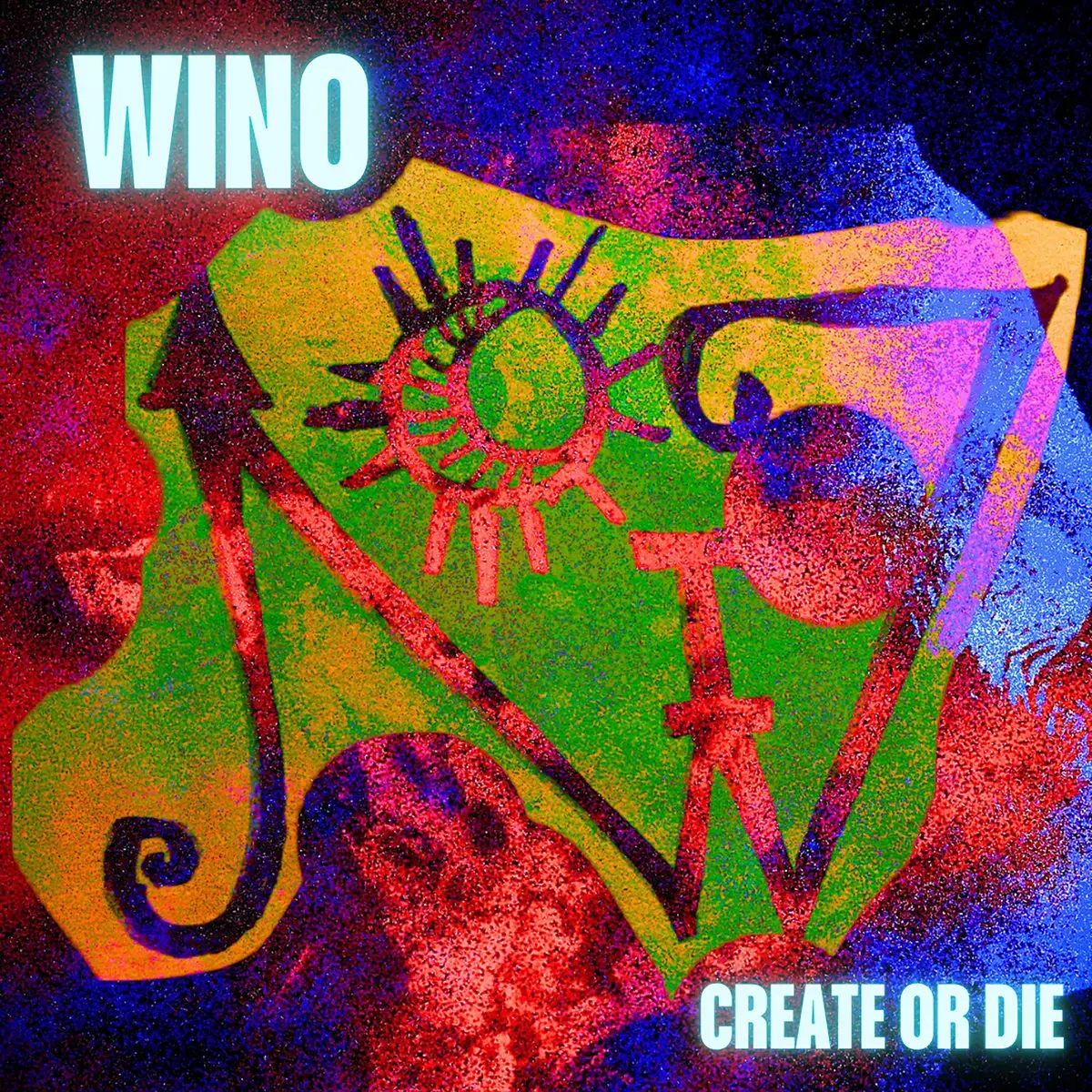 WINO · Create Or Die | CHERRY MARBLED LP WINO · Create Or Die | CHERRY MARBLED LP (Doom Metal/Stoner Rock Vinyl)