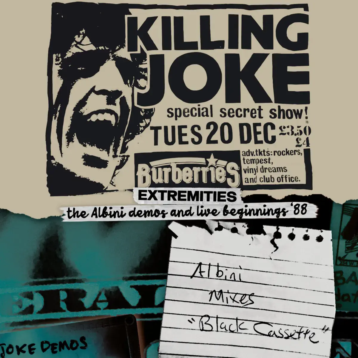 KILLING JOKE · Extremities, The Albini Demos And Live Beginnings '88 | WHITE LP (Punk Rock/Hard Rock Vinyl) · Bild 1
