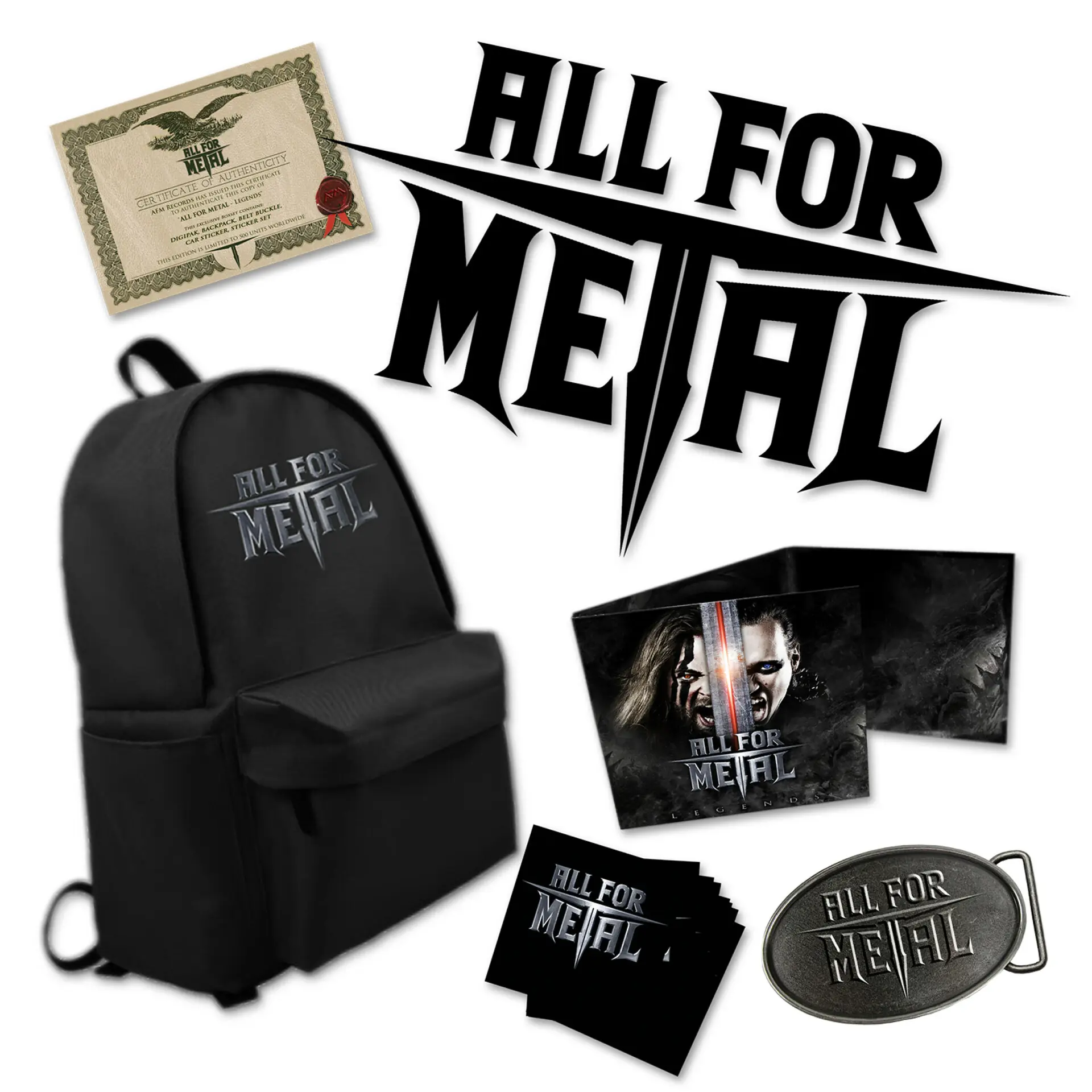 ALL FOR METAL - Legends · LIMITED BOXSET BOXCD (Heavy Metal CDs)