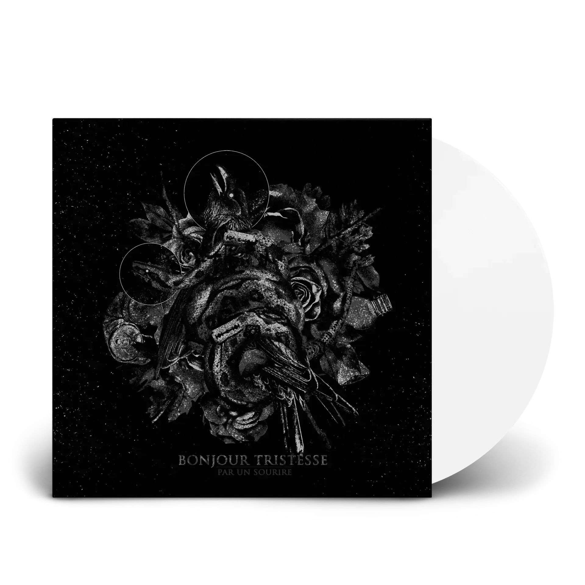 BONJOUR TRISTESSE - Par Un Sourire · WHITE LP (Black Metal Vinyl)