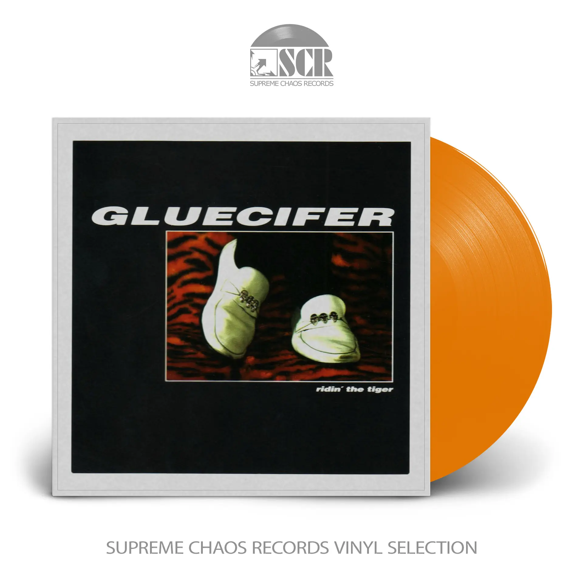 GLUECIFER - Ridin' The Tiger · SOLID ORANGE LP (Hard Rock Vinyl)