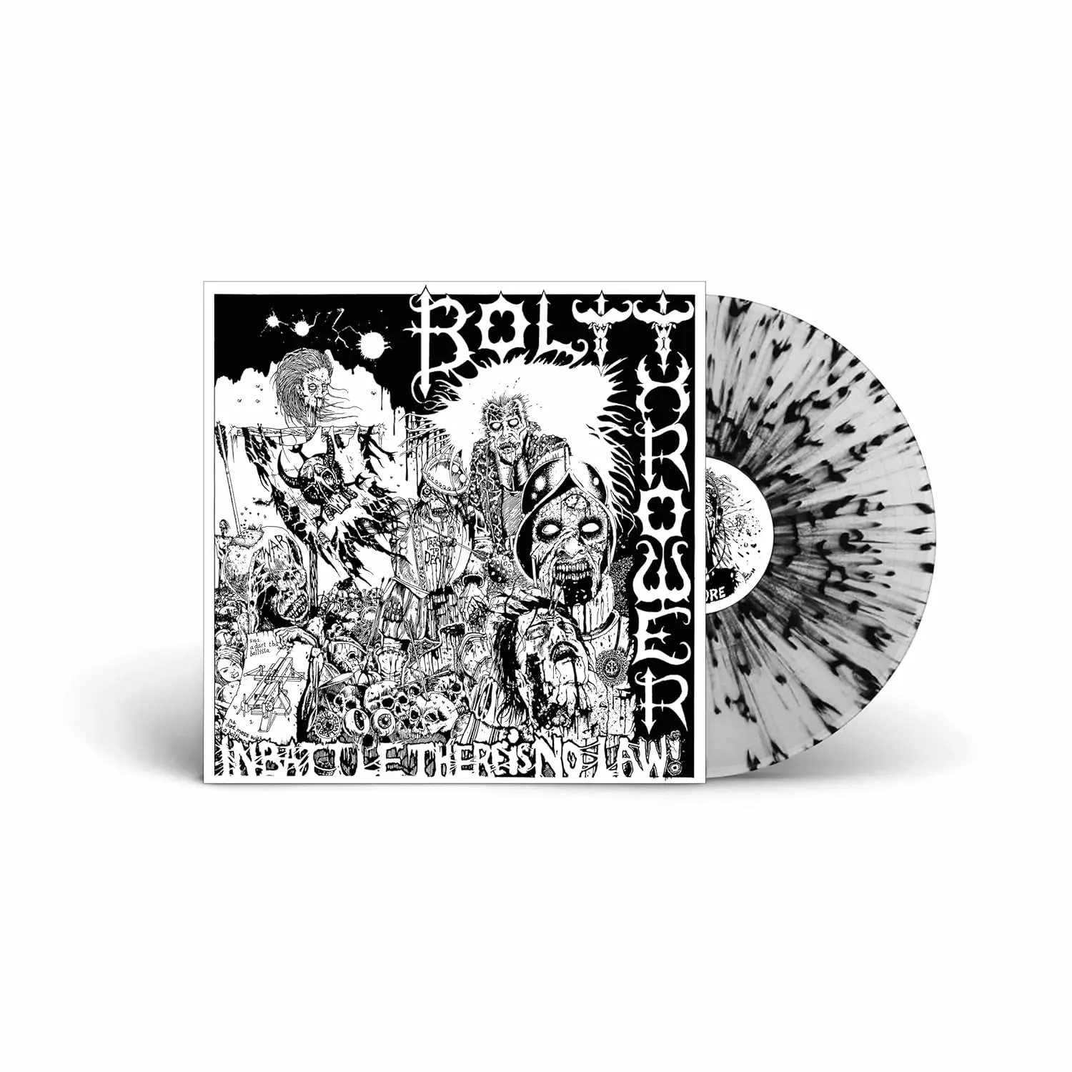 BOLT THROWER - In Battle There Is No Law · CLEAR/GREY/BLACK SPLATTER LP BOLT THROWER - In Battle There Is No Law · CLEAR/GREY/BLACK SPLATTER LP (Death Metal Vinyl)