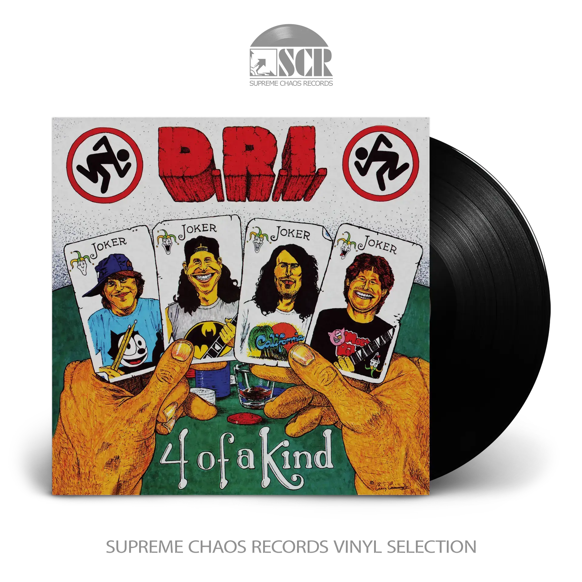 DRI - Four of a Kind · BLACK LP DRI - Four of a Kind · BLACK LP (Thrash Metal Vinyl)