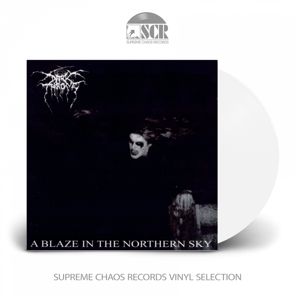 DARKTHRONE - A Blaze In The Northern Sky · WHITE LP (Black Metal Vinyl)