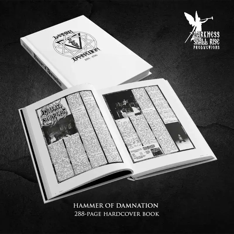 HAMMER OF DAMNATION - Hardcover-Book · HARDCOVER BOOK (Death Metal/Black Metal Books)
