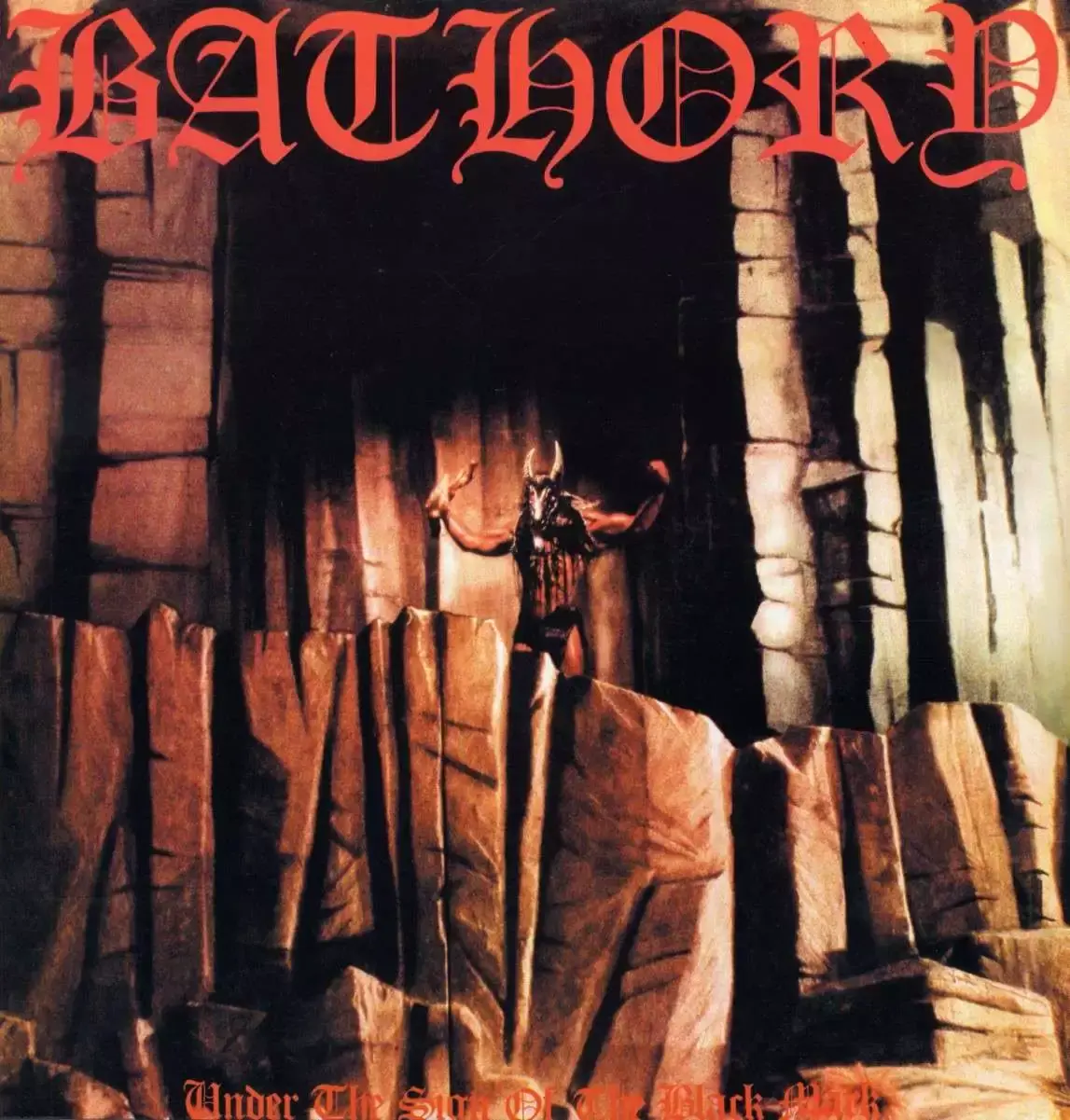 BATHORY - Under The Sign Of The Black Mark · BLACK LP (Black Metal Vinyl) · Bild 1