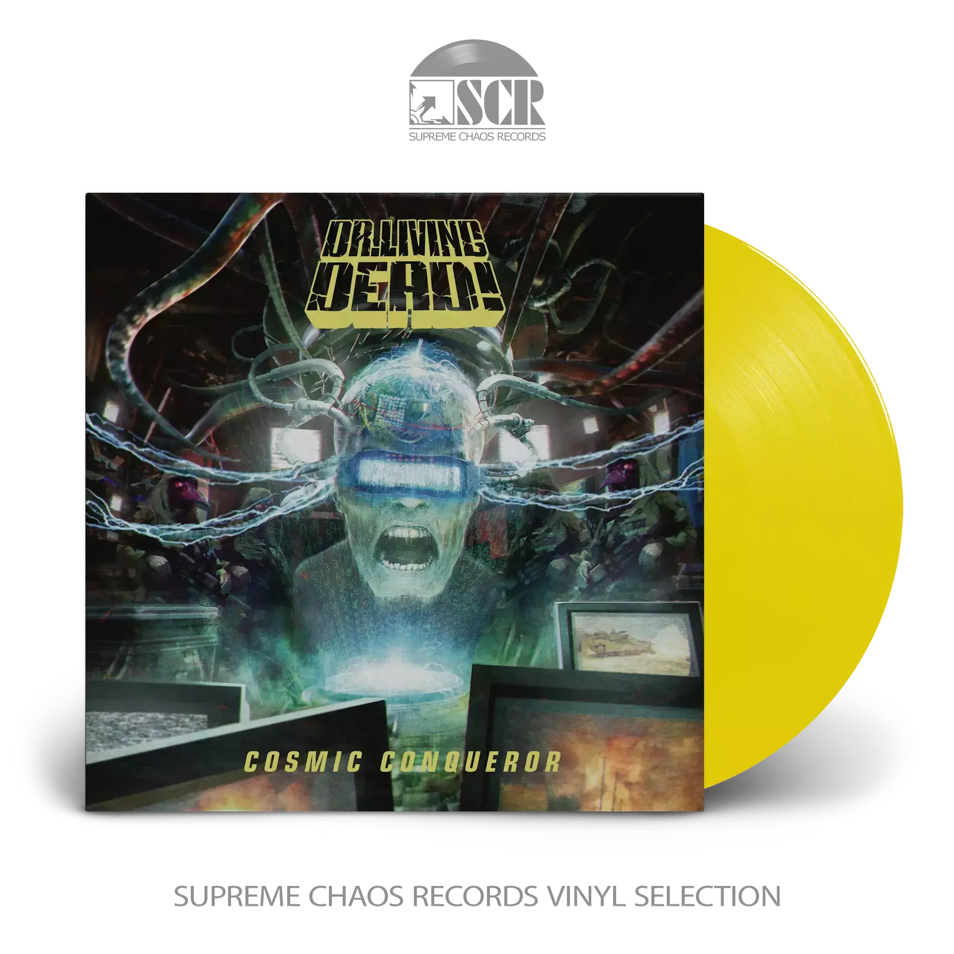DR. LIVING DEAD! · Cosmic Conqueror | YELLOW LP DR. LIVING DEAD! · Cosmic Conqueror | YELLOW LP (Thrash Metal Vinyl)