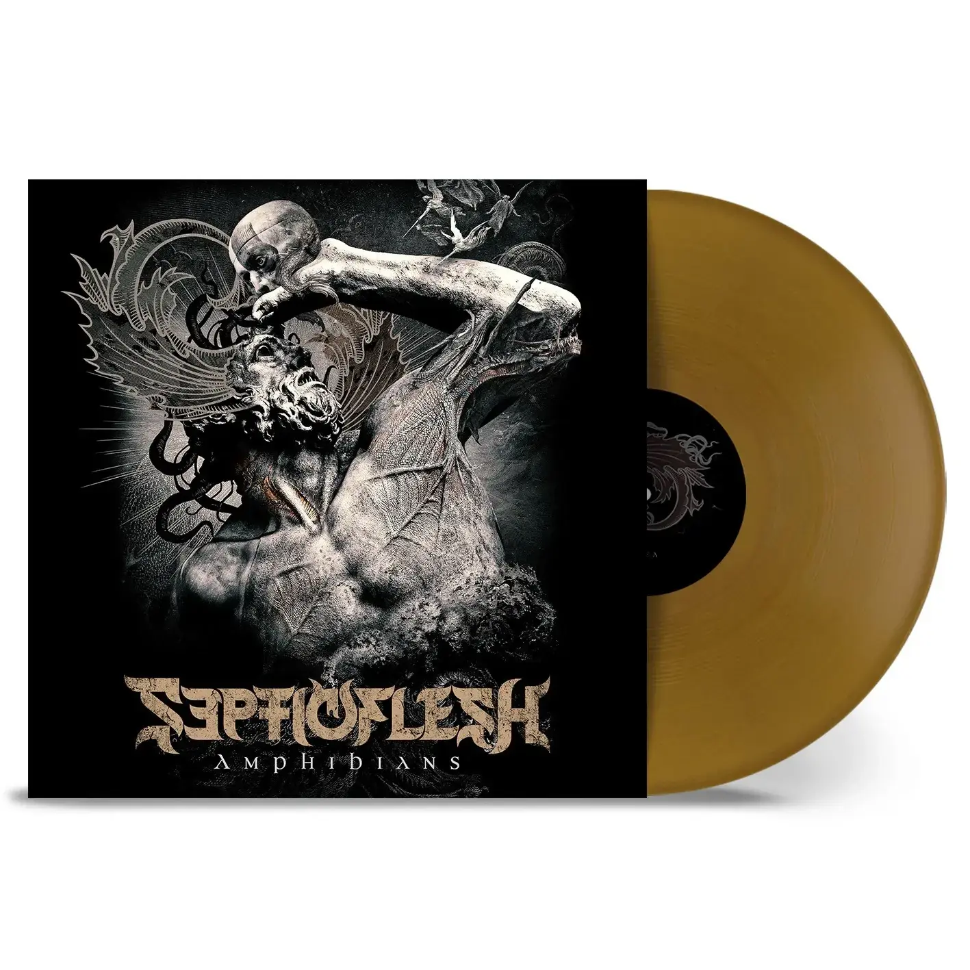SEPTICFLESH · Amphibians | GOLD CD+LP SEPTICFLESH · Amphibians | GOLD CD+LP (Symphonic Death Metal Vinyl)