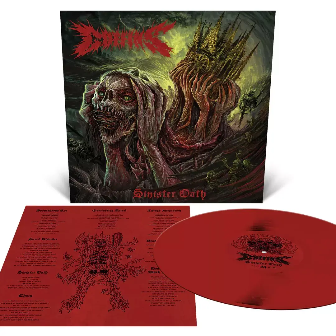 COFFINS - Sinister Oath · OXBLOOD RED LP COFFINS - Sinister Oath · OXBLOOD RED LP (Death Metal Vinyl)