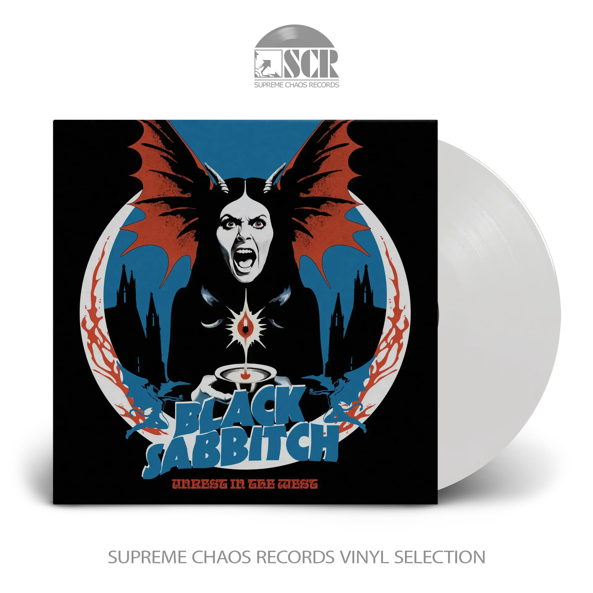 BLACK SABBITCH - Unrest In The West · WHITE LP (Heavy Rock/Stoner Rock Vinyl)