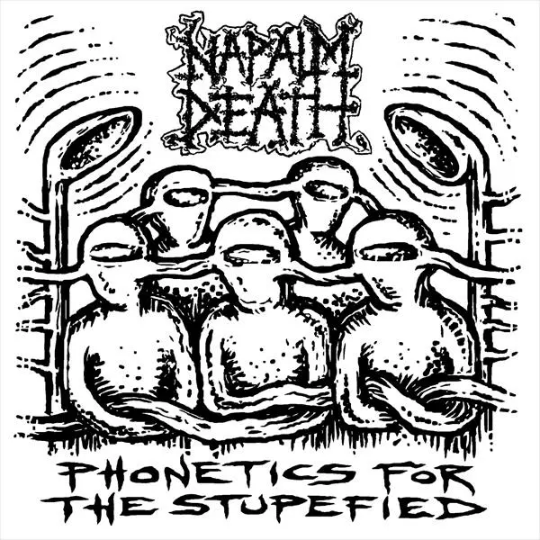 VOÏVOD / NAPALM DEATH - Forever Mountain / Phonetics For The Stupefied · BLACK 7" EP · Bild 1 VOÏVOD / NAPALM DEATH - Forever Mountain / Phonetics For The Stupefied · BLACK 7" EP (Thrash Metal/Grindcore Vinyl) · Bild 1