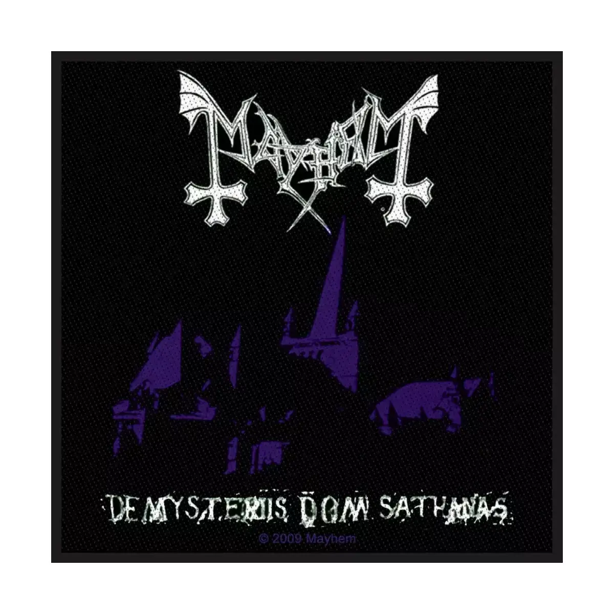 MAYHEM - De Mysteriis Dom Sathanas · PATCH MAYHEM - De Mysteriis Dom Sathanas · PATCH (Black Metal Others)