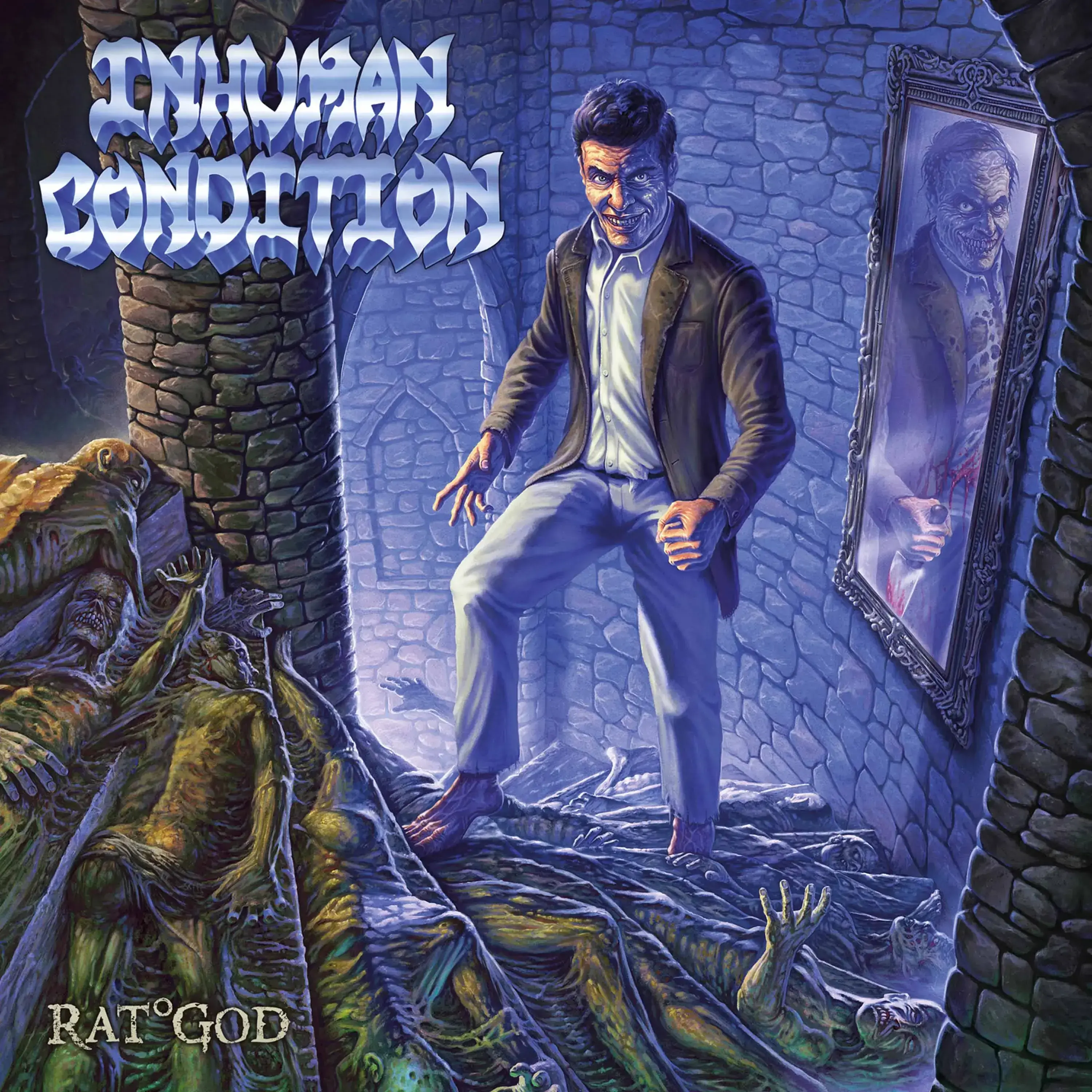 INHUMAN CONDITION · Rat God | BLACK LP (Death Metal/Thrash Metal Vinyl) · Bild 1