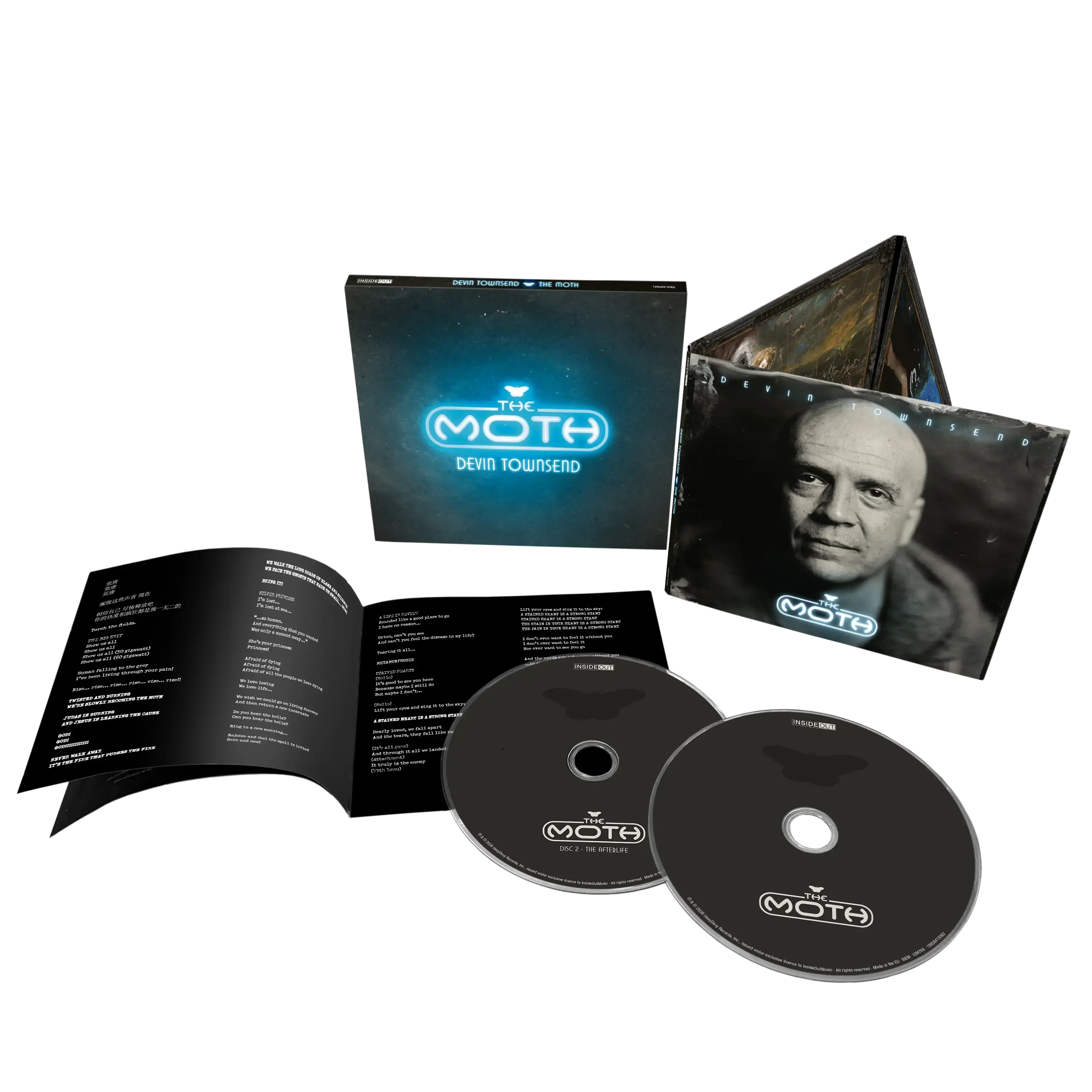 DEVIN TOWNSEND · The Moth | O-CARD 2CD DEVIN TOWNSEND · The Moth | O-CARD 2CD (Progressive Metal CDs)