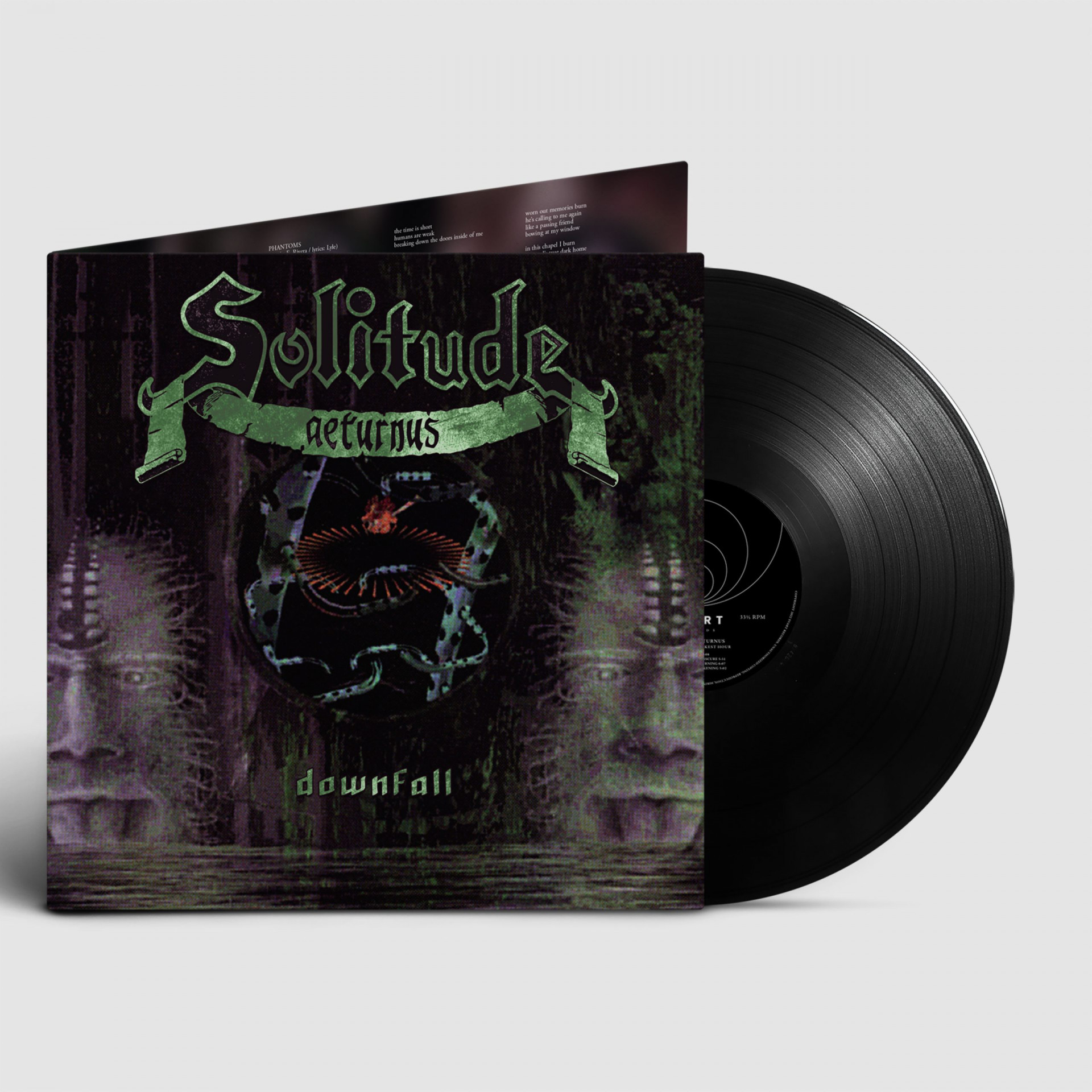 SOLITUDE AETURNUS · Downfall | BLACK LP (Doom Metal Vinyl)