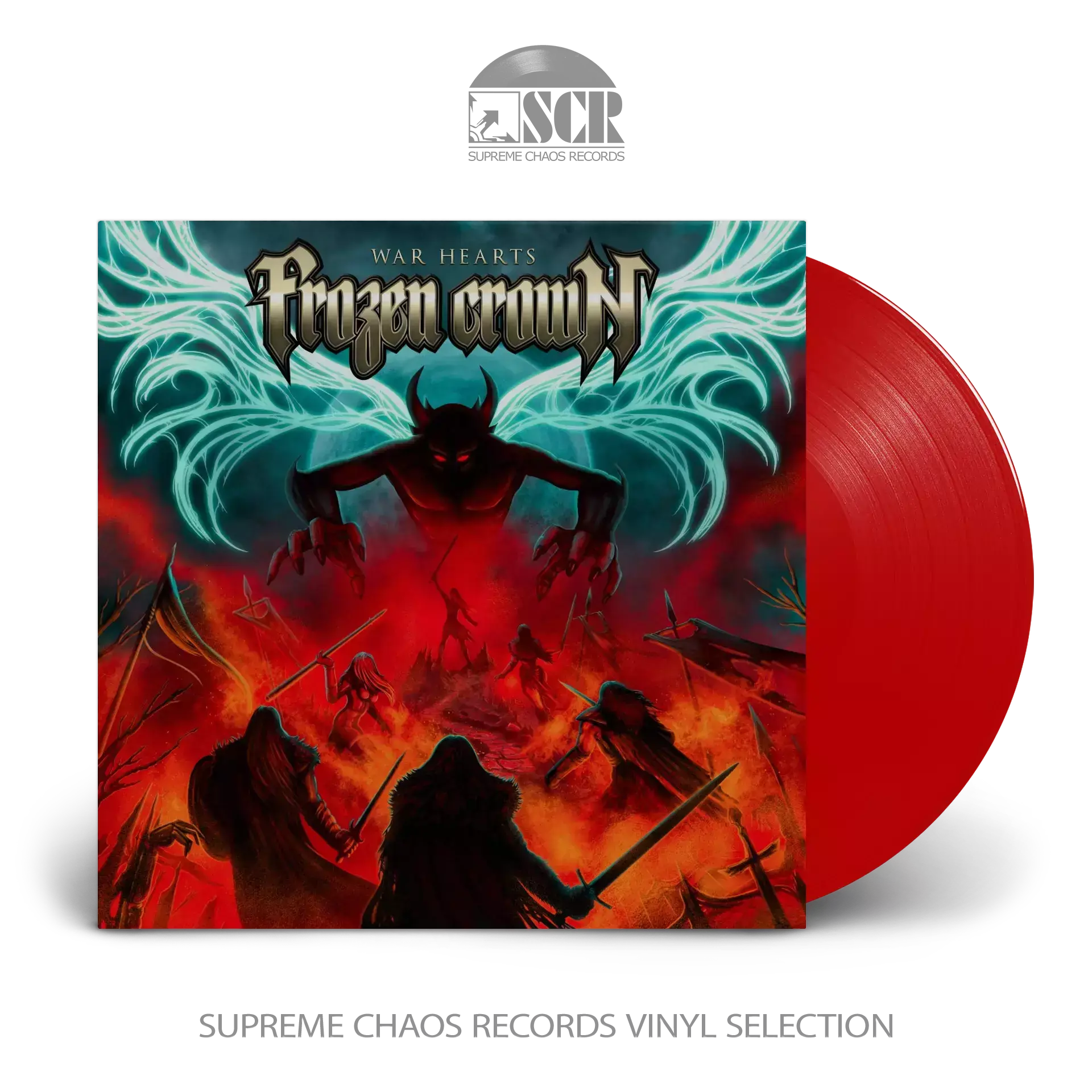 FROZEN CROWN · War Hearts | RED LP (Power Metal Vinyl)
