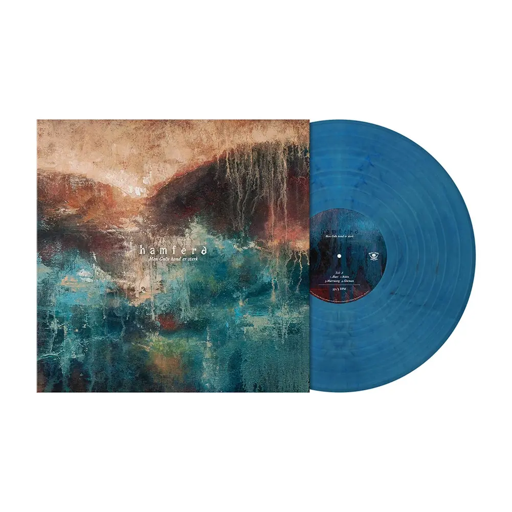 HAMFERD · Men Guðs Hond Er Sterk | AZURE BLUE MARBLED LP HAMFERD · Men Guðs Hond Er Sterk | AZURE BLUE MARBLED LP (Doom Metal Vinyl)
