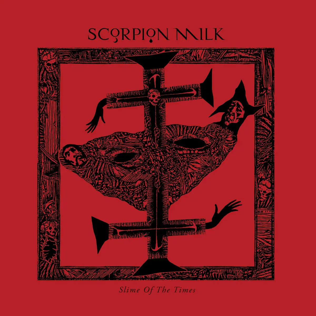 SCORPION MILK · Slime Of The Times | TRANSPARENT RED LP · Bild 1 SCORPION MILK · Slime Of The Times | TRANSPARENT RED LP (Post Punk/Hard Rock Vinyl) · Bild 1