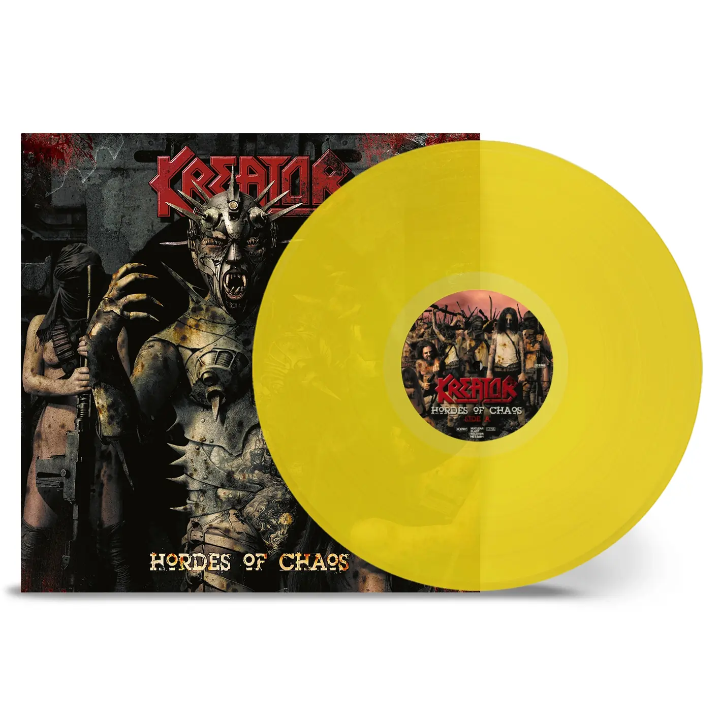 KREATOR · Hordes Of Chaos (Remastered) | TRANSPARENT YELLOW LP KREATOR · Hordes Of Chaos (Remastered) | TRANSPARENT YELLOW LP (Thrash Metal Vinyl)