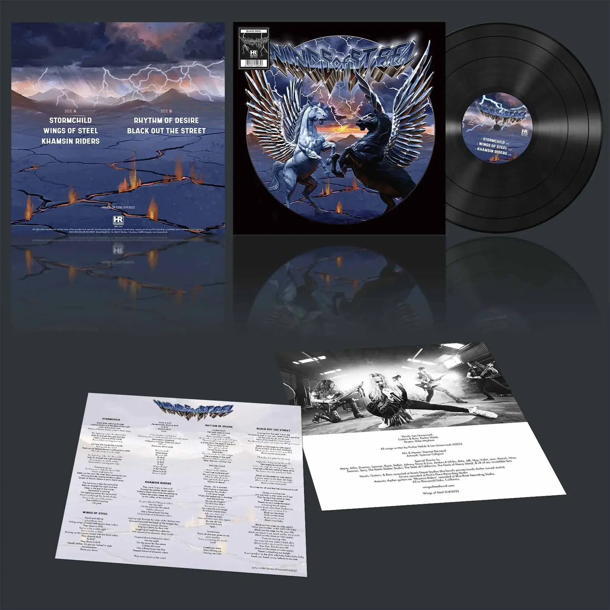 WINGS OF STEEL - Wings Of Steel · BLACK LP · Bild 2 WINGS OF STEEL - Wings Of Steel · BLACK LP (Heavy Metal Vinyl) · Bild 2