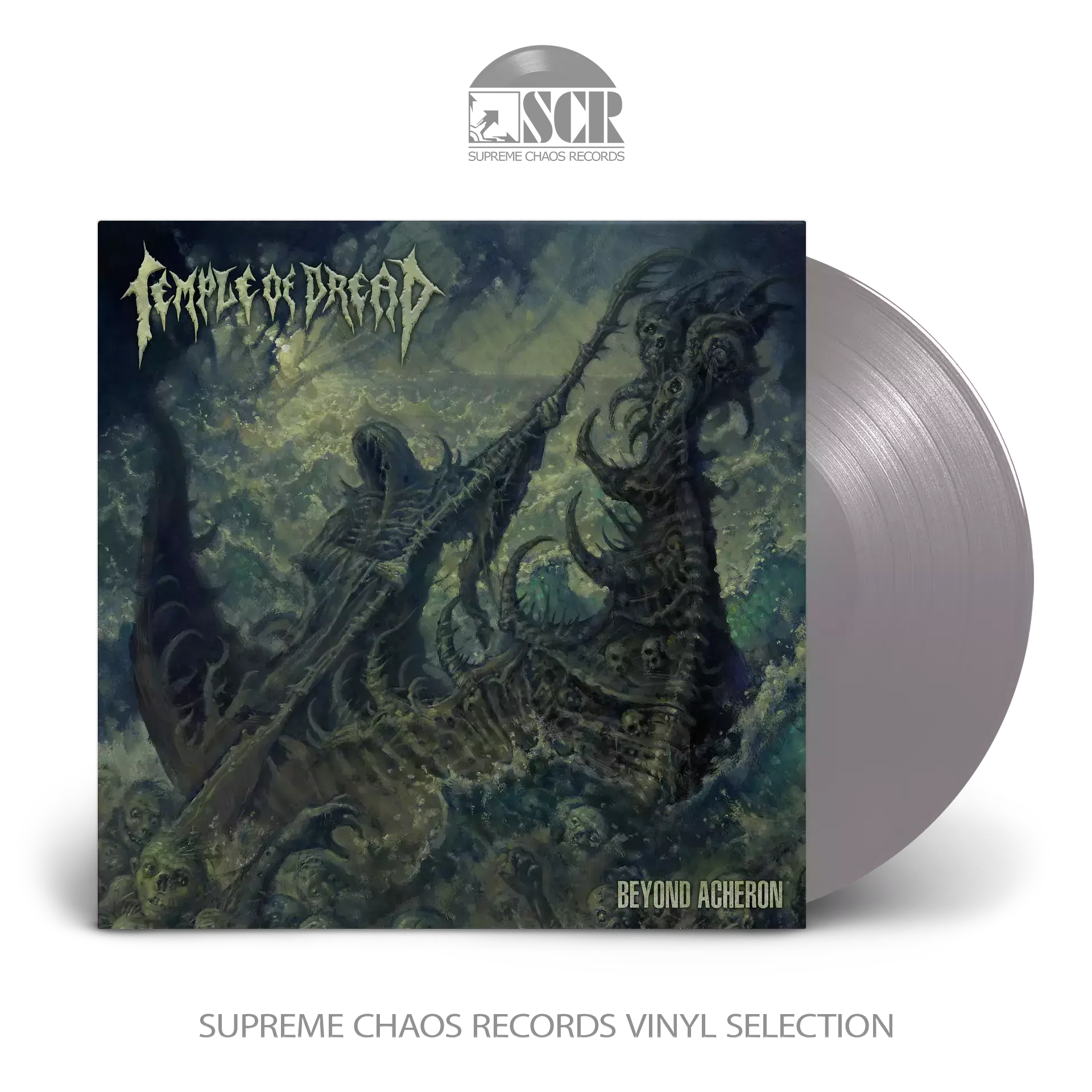 TEMPLE OF DREAD - Beyond Acheron · SILVER LP (Death Metal Vinyl)