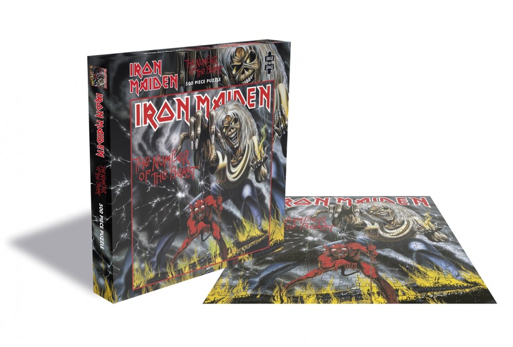 IRON MAIDEN - Number Of The Beast · 500 PIECES PUZZLE (Heavy Metal Others)