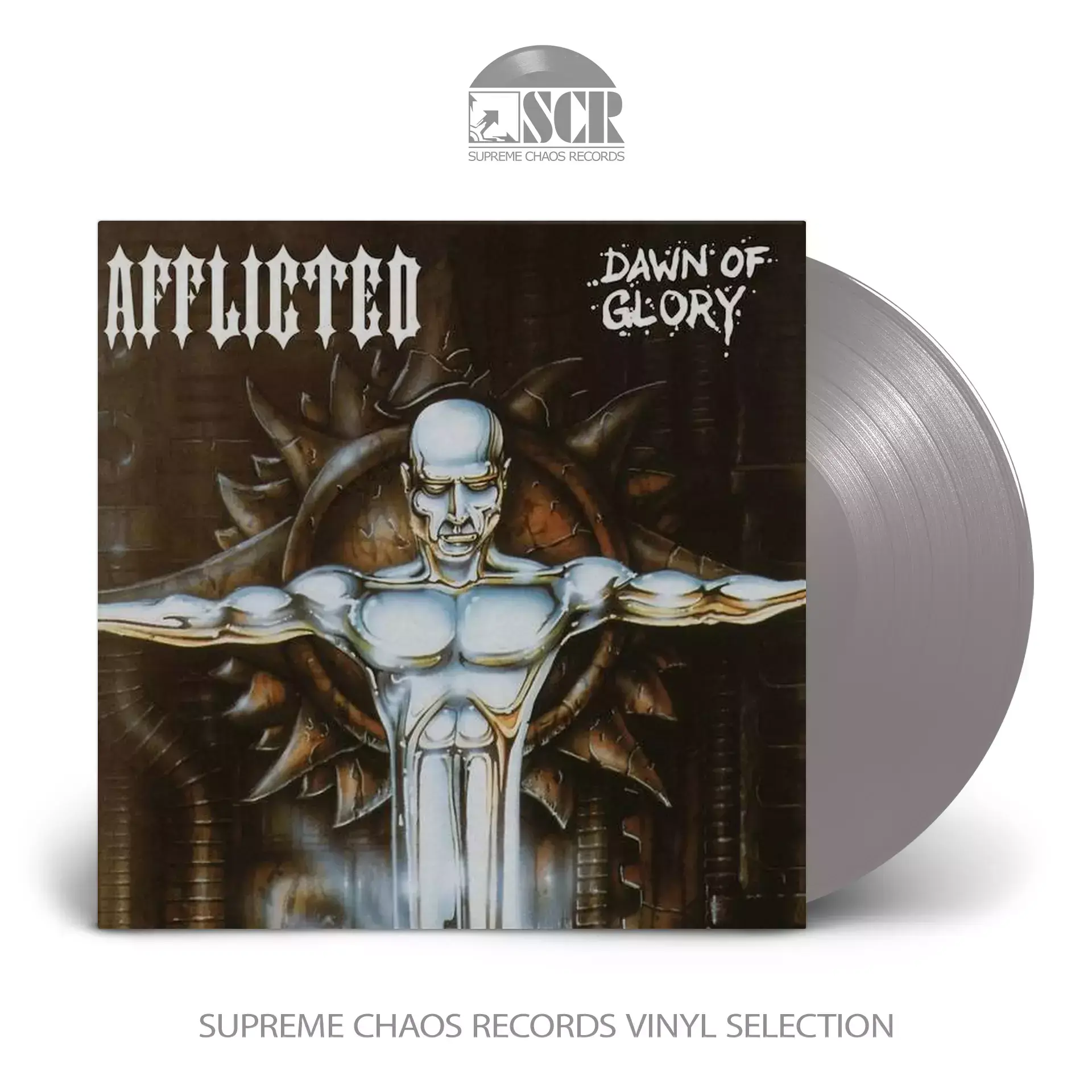 AFFLICTED · Dawn Of Glory (Re-Issue 2023) | SILVER LP AFFLICTED · Dawn Of Glory (Re-Issue 2023) | SILVER LP (Death Metal Vinyl)