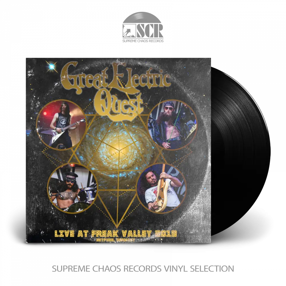 THE GREAT ELECTRIC QUEST · Live At Freak Valley 2019 | BLACK LP (Stoner Rock/Hard Rock/Classic Rock Vinyl)