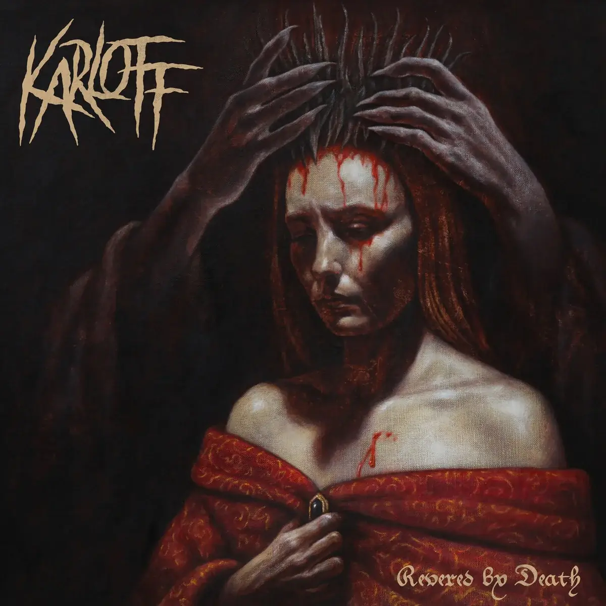 KARLOFF · Revered by Death | BLACK LP (Black Metal Vinyl) · Bild 1