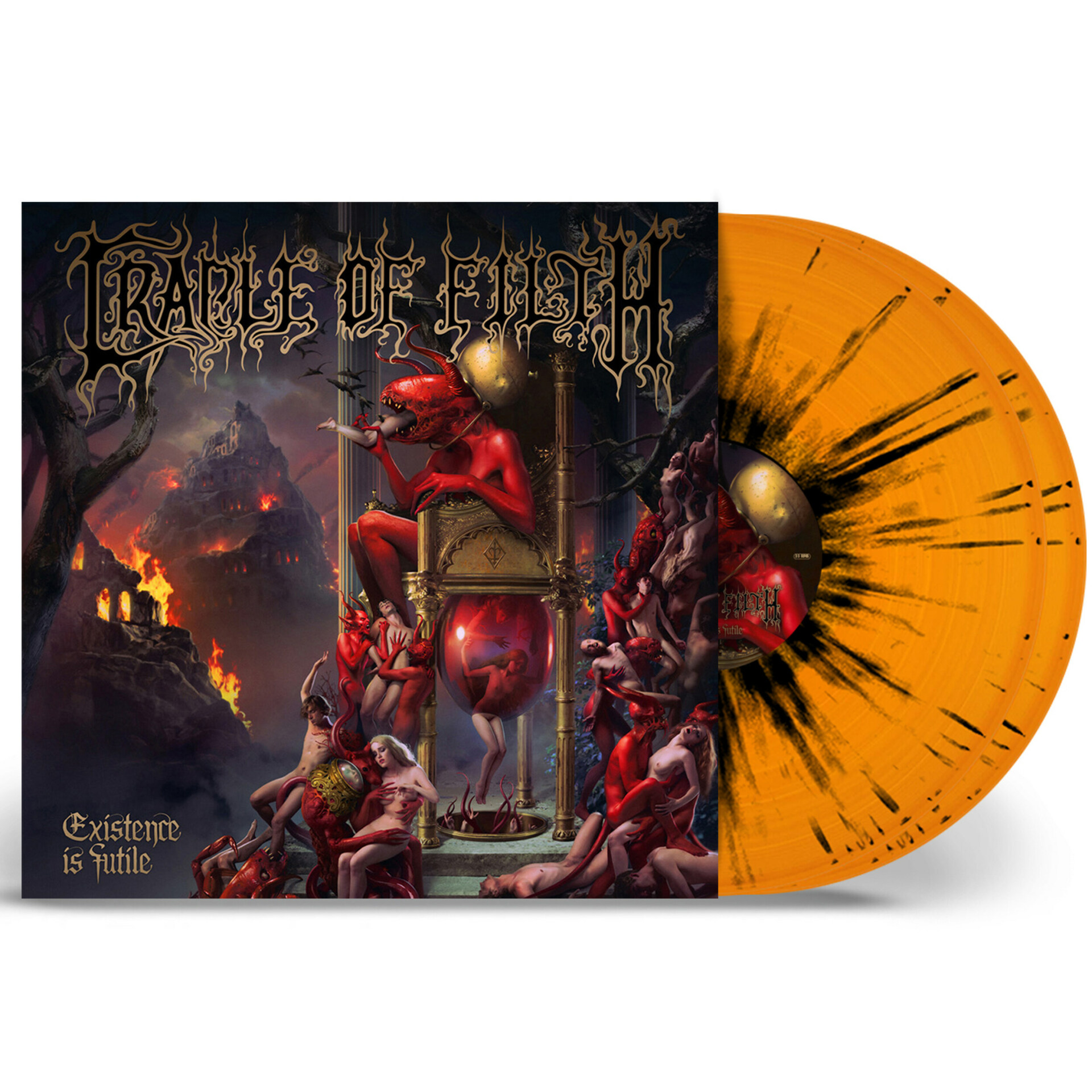 CRADLE OF FILTH - Existence Is Futile · ORANGE/BLACK 2LP CRADLE OF FILTH - Existence Is Futile · ORANGE/BLACK 2LP (Black Metal Vinyl)
